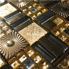 Rustic Panel Wood Mosaic factory   HG-WT001