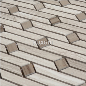 Rustic Panel Wood Mosaic factory   HG-WT001