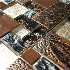 Rustic Panel Wood Mosaic factory   HG-WT001