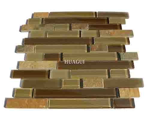 Rustic Panel Wood Mosaic factory   HG-WT001