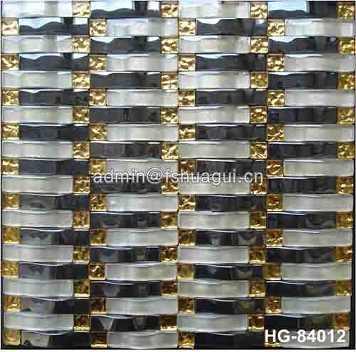 Rustic Panel Wood Mosaic factory   HG-WT001