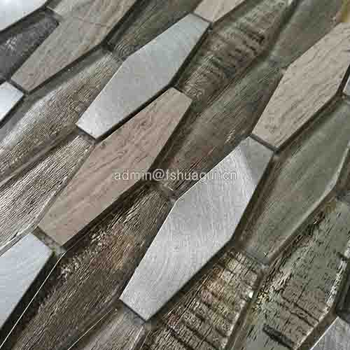 Rustic Panel Wood Mosaic factory   HG-WT001