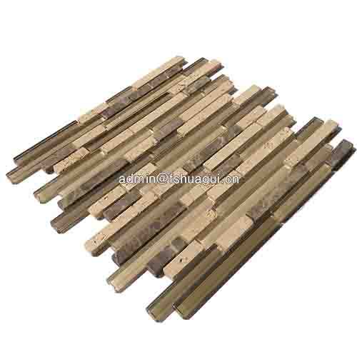 Rustic Panel Wood Mosaic factory   HG-WT001