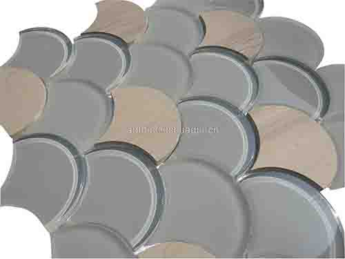 Rustic Panel Wood Mosaic factory   HG-WT001