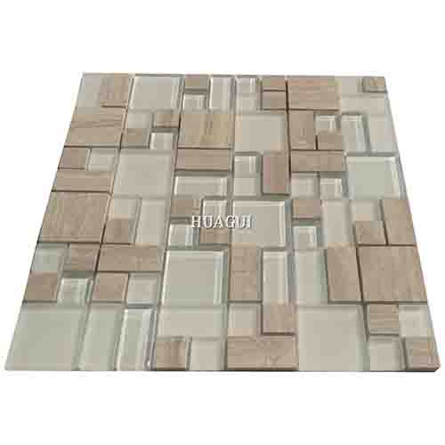 Rustic Panel Wood Mosaic factory   HG-WT001
