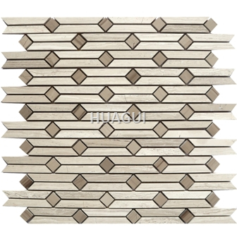 Rustic Panel Wood Mosaic factory   HG-WT001
