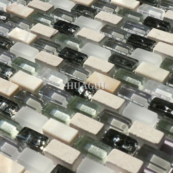 Rustic Panel Wood Mosaic factory   HG-WT001