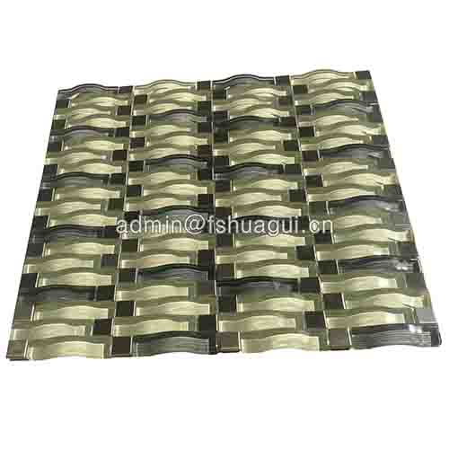 Rustic Panel Wood Mosaic factory   HG-WT001