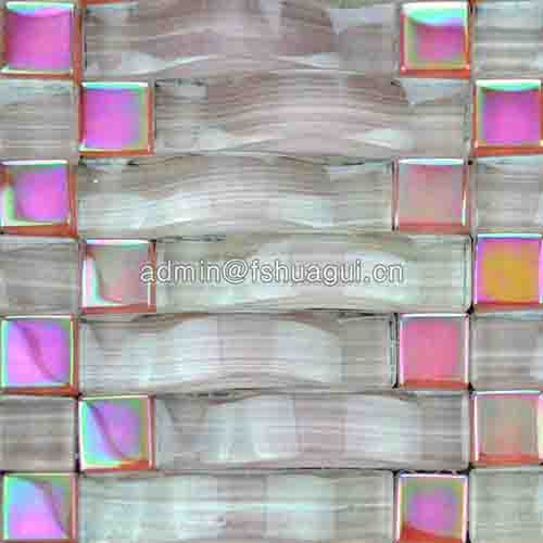 Rustic Panel Wood Mosaic factory   HG-WT001