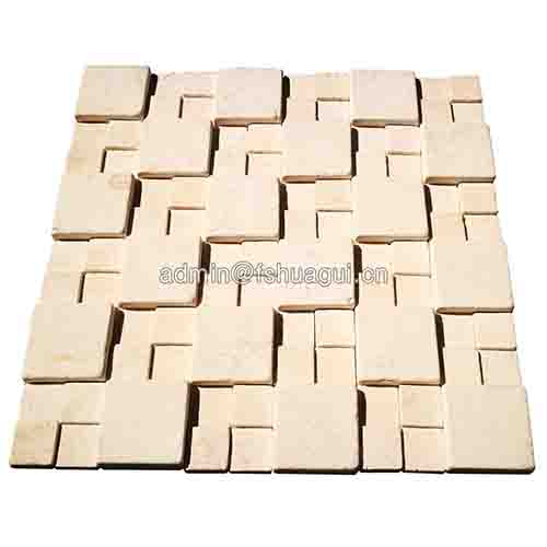 Rustic Panel Wood Mosaic factory   HG-WT001