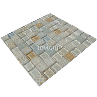 Rustic Panel Wood Mosaic factory   HG-WT001
