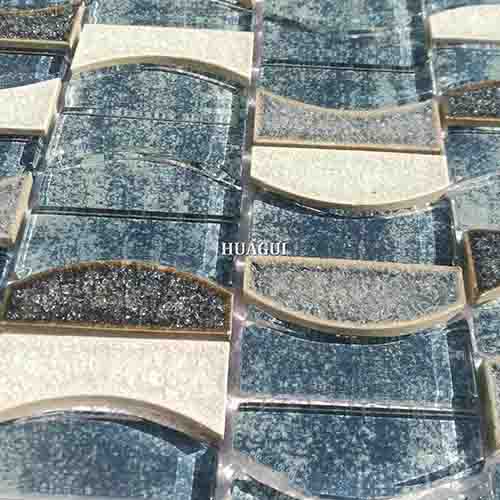 Rustic Panel Wood Mosaic factory   HG-WT001