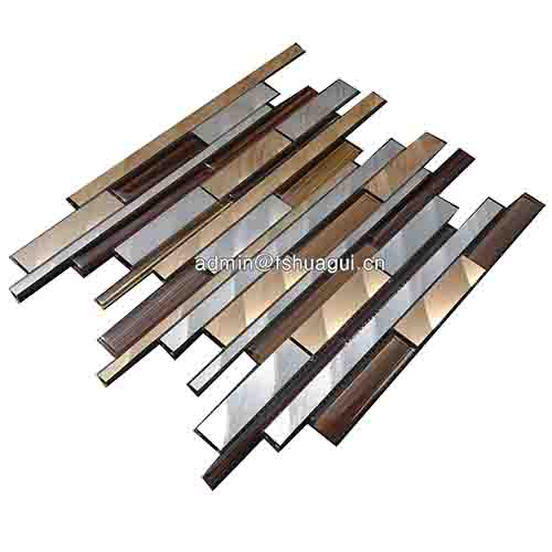 Rustic Panel Wood Mosaic factory   HG-WT001