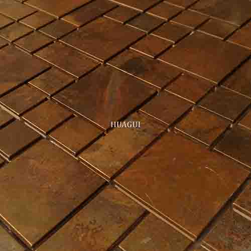 Rustic Panel Wood Mosaic factory   HG-WT001