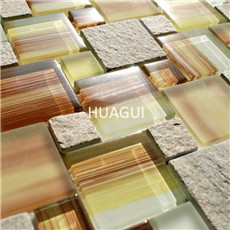 Rustic Panel Wood Mosaic factory   HG-WT001