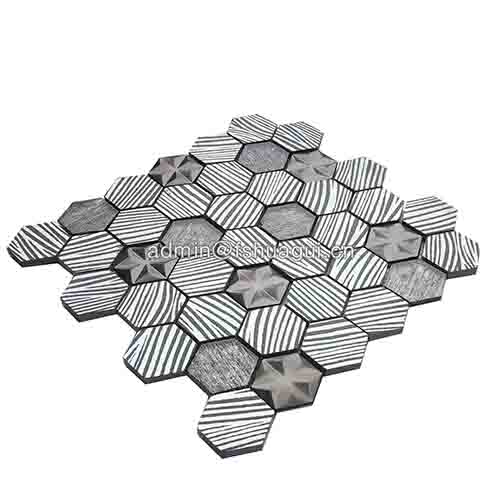 Rustic Panel Wood Mosaic factory   HG-WT001