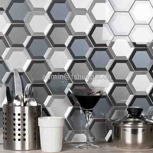 Rustic Panel Wood Mosaic factory   HG-WT001