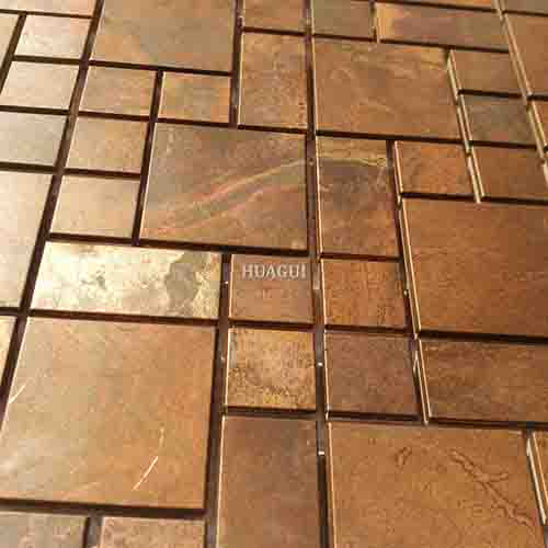 Rustic Panel Wood Mosaic factory   HG-WT001