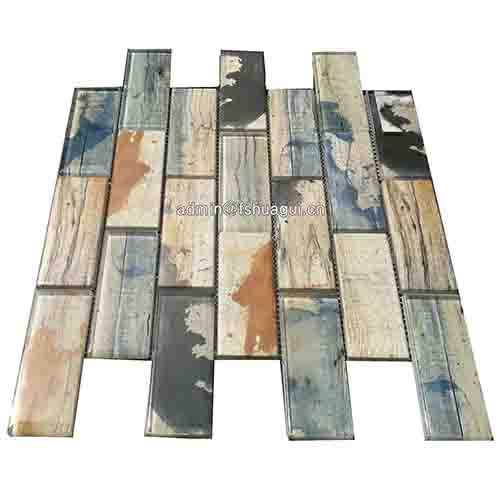 Rustic Panel Wood Mosaic factory   HG-WT001