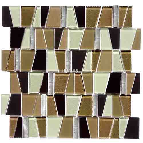 Rustic Panel Wood Mosaic factory   HG-WT001