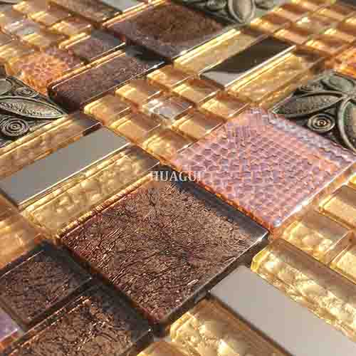 Rustic Panel Wood Mosaic factory   HG-WT001