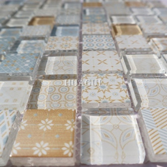 Rustic Panel Wood Mosaic factory   HG-WT001