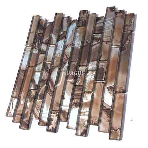 Rustic Panel Wood Mosaic factory   HG-WT001