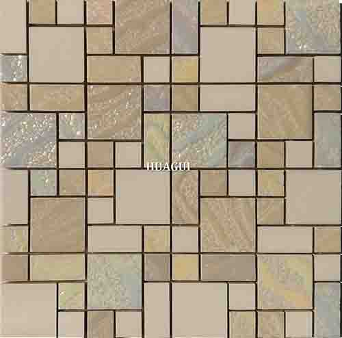 Rustic Panel Wood Mosaic factory   HG-WT001