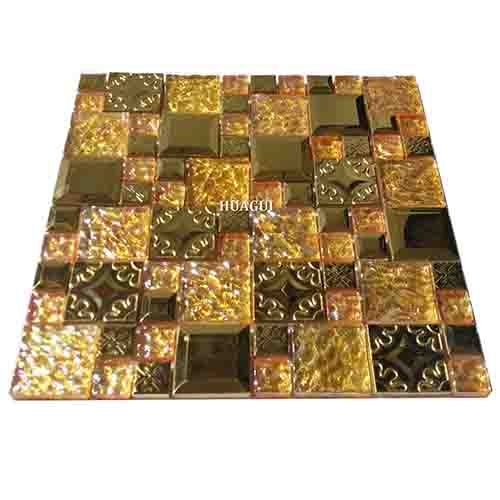 Rustic Panel Wood Mosaic factory   HG-WT001