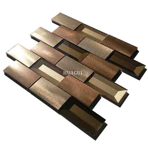 Rustic Panel Wood Mosaic factory   HG-WT001