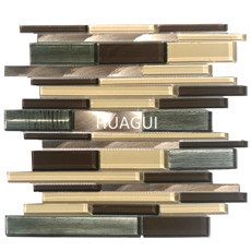 Rustic Panel Wood Mosaic factory   HG-WT001
