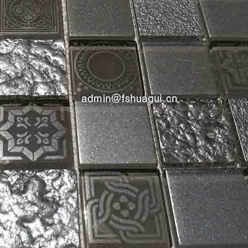 Rustic Panel Wood Mosaic factory   HG-WT001