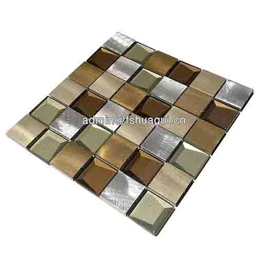 Rustic Panel Wood Mosaic factory   HG-WT001