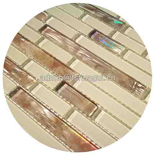 Rustic Panel Wood Mosaic factory   HG-WT001