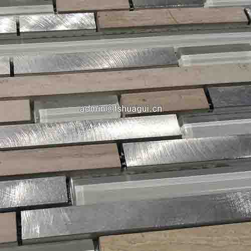 Rustic Panel Wood Mosaic factory   HG-WT001