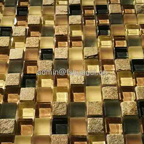 Rustic Panel Wood Mosaic factory   HG-WT001