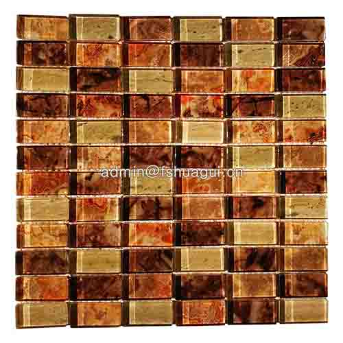 Rustic Panel Wood Mosaic factory   HG-WT001