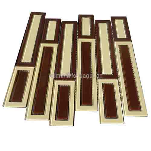 Rustic Panel Wood Mosaic factory   HG-WT001