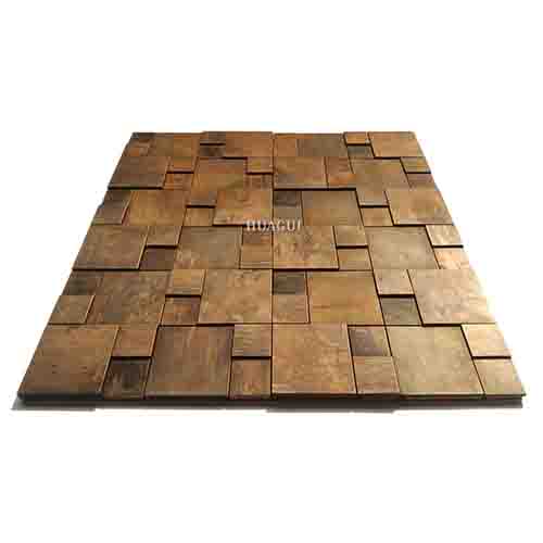 Rustic Panel Wood Mosaic factory   HG-WT001