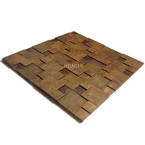 Rustic Panel Wood Mosaic factory   HG-WT001
