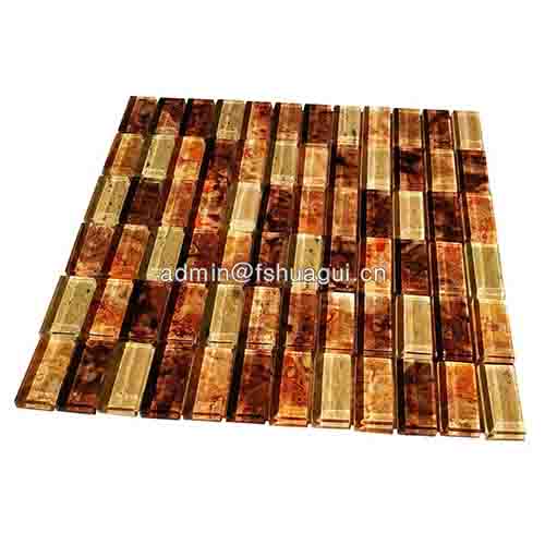Rustic Panel Wood Mosaic factory   HG-WT001