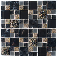 Rustic Panel Wood Mosaic factory   HG-WT001