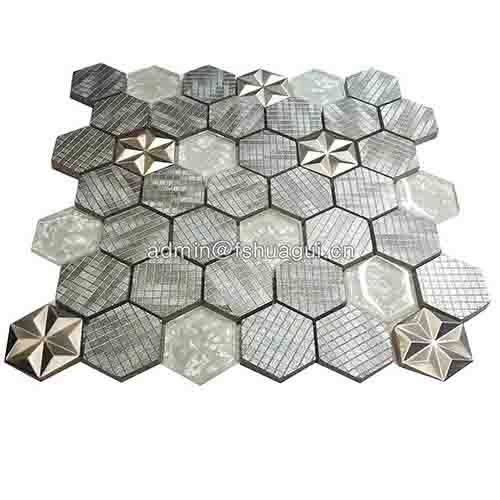 Rustic Panel Wood Mosaic factory   HG-WT001