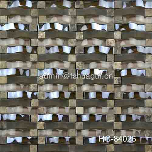 Rustic Panel Wood Mosaic factory   HG-WT001