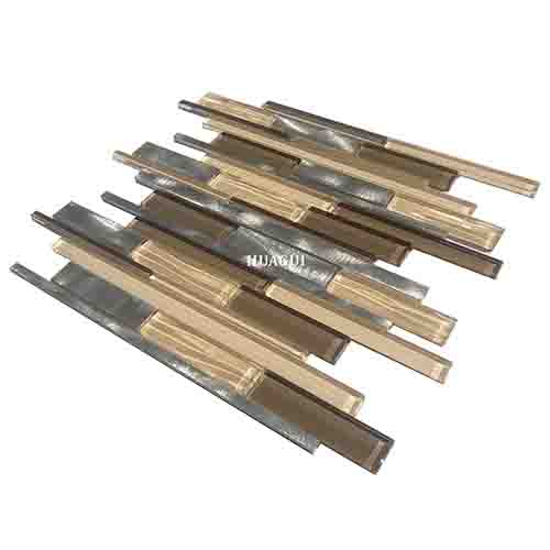 Rustic Panel Wood Mosaic factory   HG-WT001