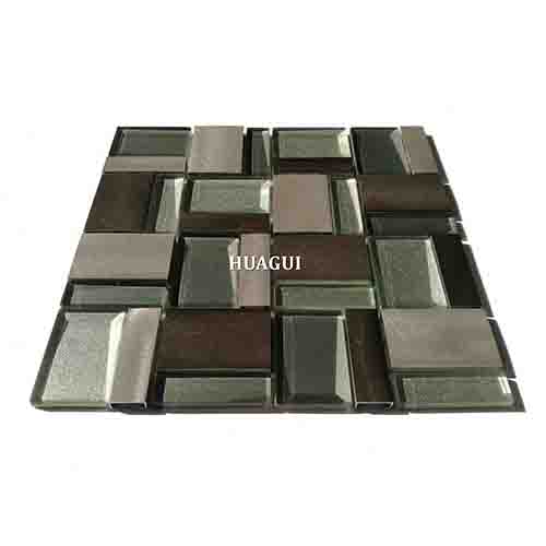 Rustic Panel Wood Mosaic factory   HG-WT001