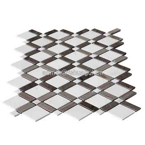 Rustic Panel Wood Mosaic factory   HG-WT001