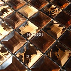 Rustic Panel Wood Mosaic factory   HG-WT001