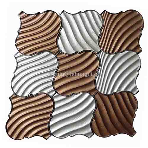 Rustic Panel Wood Mosaic factory   HG-WT001