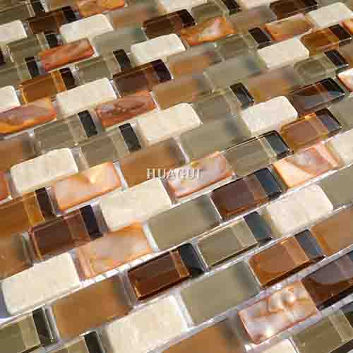 Rustic Panel Wood Mosaic factory   HG-WT001